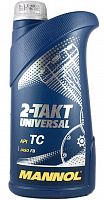 Масло 2T MANNOL 2-TAKT Universal API TC JASO FB минеральное 1л