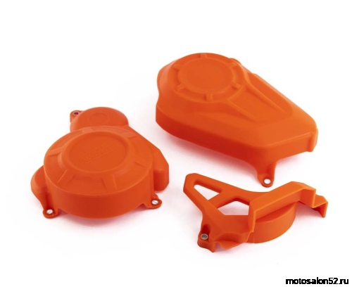 Крышки защитные на двигатель ZS PR c балансирным валом Regulmoto (Оранжевый) Крышки защитные на двигатель ZS PR c балансирным валом Regulmoto (Оранжевый)