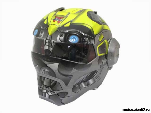 Шлем MASEI 610 Bumblebee желтый L 