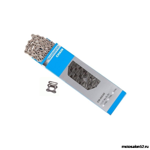 Цепь велосипедная 116 звеньев HG 40 6/7/8 ск.,замок UG51 Shimano ECNHG40116Q 