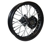 Обод 12" 1,85-R12 d=12 mm задний сталь/черный  