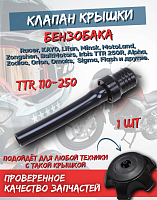 Клапан крышки топливного бака TTR110-250 для питбайков и кроссовых мотоциклов 