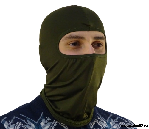 Подшлемник (балаклава) зеленый хаки 
