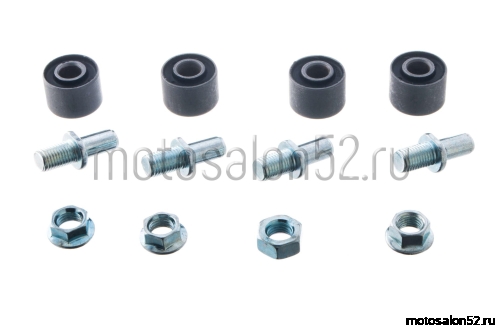 Сайлентблок крепления задней звезды CG150/CB250 17*24*9 (компл. 4 шт. с болтами)  фото 3