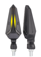 Поворотники светодиодные ZXD-28 со встроенным реле 2 шт. 