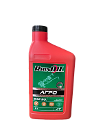 Масло 4Т RhinOil АГРО SAE 30, API SJ/CD для мотокультиваторов 1л минеральное (М+) 