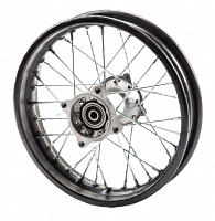 Обод 12" 1,6-R12 d=12 mm задний сталь/черный 