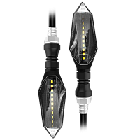 Поворотники светодиодные ZXD-19 со встроенным реле 2 шт. 