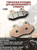 Колодки дискового тормоза FA086 двухпоршневые медные 