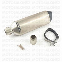 Глушитель AKRAPOVIC #9 L=180 шестигранный титан