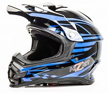 Шлем HIZER 6196 #2 black/blue XL