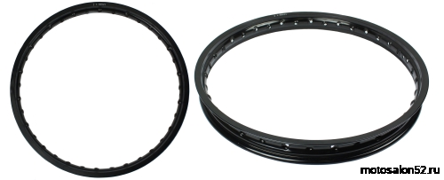 Обод 21" алюминиевый передний 1.6*21 (36H) черный 