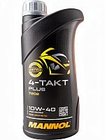 Масло 4Т MANNOL 4-TAKT Plus SAE10W40 API SL JASO MA/MA2 п/синт.1л (М+) 