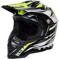 Шлем HIZER B6197 #5 black/yellow/white размер XL 