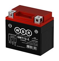 АКБ WBR MT1205 SMT12-5 12V 5Ah, Размеры: длина 113мм, ширина 70мм, высота 105мм 