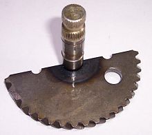 Сектор зубчатый кикстартера (полумесяц) 139 QMB колесо R12 L=70 mm FDF