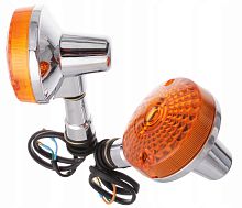 Поворотник МТ-2024 хром передний 