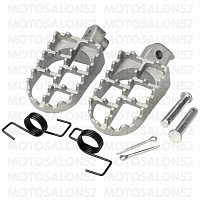Подножка водителя (пара) KAYO KLX, CRF, TTR125, BSE, APOLLO, MX серые 