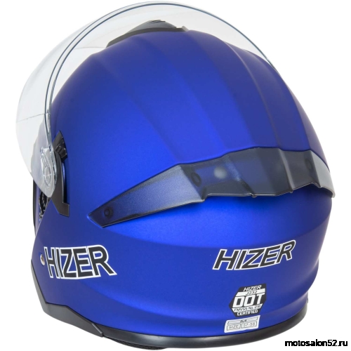 Шлем HIZER J232 #2 matte/blue (2 визора) размер S  фото 8