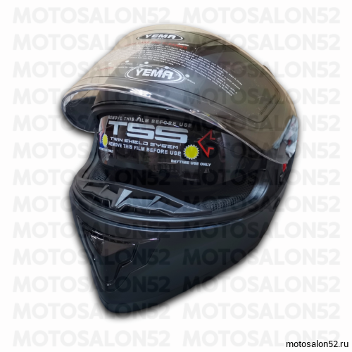 Шлем (интеграл) Yemapai YM-830, внутренние солнцезащитные очки, размер S 