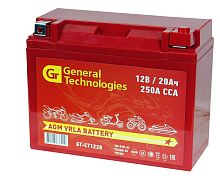 АКБ GT CT1220 Y50-N18L-A3,YTX24HL-BS (12V 20Ah, Размеры: длина 204мм, ширина 91мм, высота 159мм) 