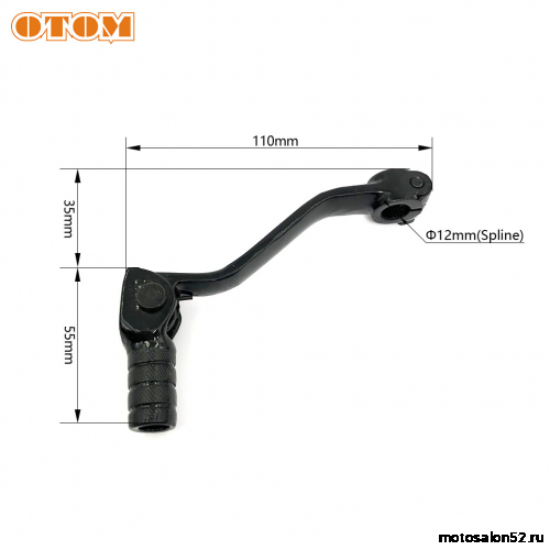 Ножка переключения передач Sport-003, KAYO T2/T4