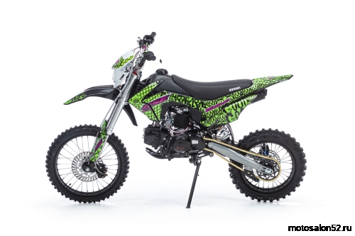 Питбайк BSE EX125e 14/12 Max13 Green Pink Neo  фото 3