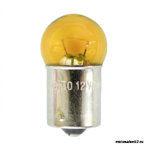 Лампа указателей поворота 12v/10w G18 ВА15S желтая