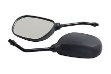 Зеркала d-8 бобовидное черное (026) тип 2 