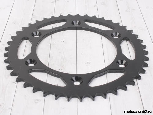 Звезда задняя (520-43T) KAYO K6, T4, T6 ( JT R210) стальная SM-PARTS  фото 2