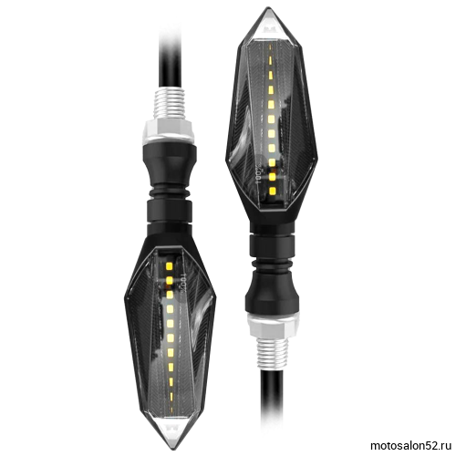 Поворотники светодиодные ZXD-19 со встроенным реле 2 шт.  фото 2