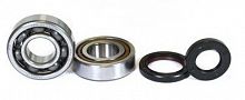 Подшипник 20*52*12 Honda Dio 18/27 Tact 24 коленвала 2 шт.+ сальники 15,5*25,5*7 LIPAI