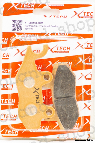 Колодки дискового тормоза FA165 #2 X-TECH (lsemi -metallic) полуметаллические
