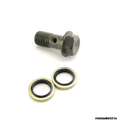 Болт гидравлический М8x23 (+2 прокладки) Болт гидравлический М8x23 (+2 прокладки)
