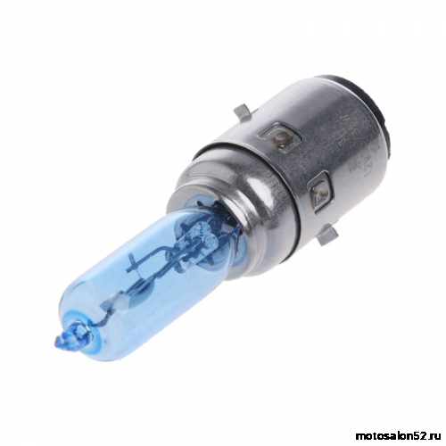 Лампа фары 12v/35/35w BAD20 H6W галогеновая синяя FDF