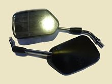 Зеркала d-10 черное ромб (Альфа) FDF 