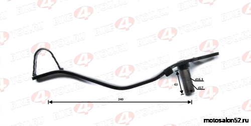 Педаль заднего тормоза Enduro 250 LT/ST/EX Педаль заднего тормоза Enduro 250 LT/ST/EX