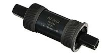 Каретка-картридж KENLI MTB 1,37х24T L/R, 68/124mm, стальной корпус, стальные чашки 