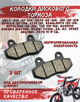 Колодки дискового тормоза FA086 двухпоршневые 
