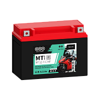 АКБ WBR MT1207 MT12-7-C MF 12V 6,5 Ah, Размеры: длина 138мм, ширина 65мм, высота 100мм