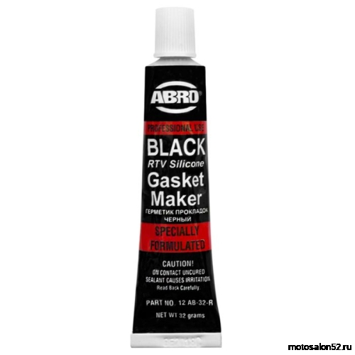 Герметик прокладка черный высокотемпературный 32 гр ABRO 