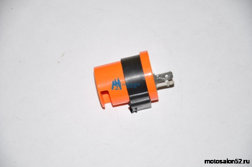 Реле поворотов Дельта 2 контакта круглое  фото 2