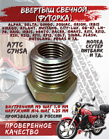 Ввертыш свечной (футорка) (C7HSA) М10*1,0/М14*1,25 Россия