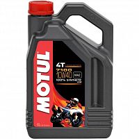 Масло 4Т Motul 7100 SAE10w-40 API SM/SG JASO MA2 100% синтетика 4л
