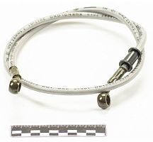 Шланг тормозной армированный с фитингами 900 mm d=10 mm серый 