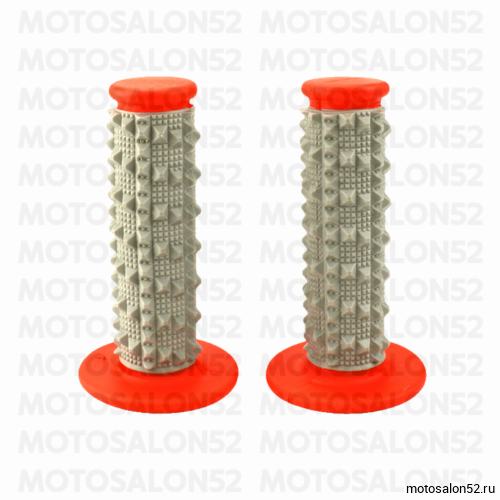 Ручки руля универсальные ACCEL Питбайк/ATV оранжевые 