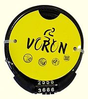 фото Противоугонное устройство "Voron" 87507 трос (замок) 8 мм 100 см