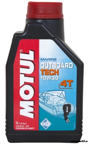 Масло 4Т Motul OUTBOARD TECH SAE10W30 API SJ/SG FC-W TECHNOSYNTHESE® 1л 
