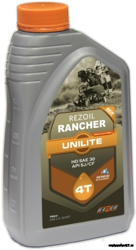 Масло 4Т REZOIL Rancher UNILITE SAE30 API SJ/CF 0,946л 