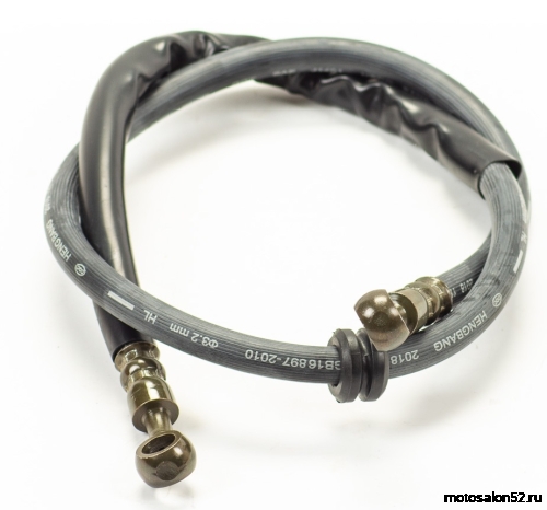 Шланг тормозной армированный с фитингами 1000 mm d=10 mm серый Шланг тормозной армированный с фитингами 1000 mm d=10 mm серый